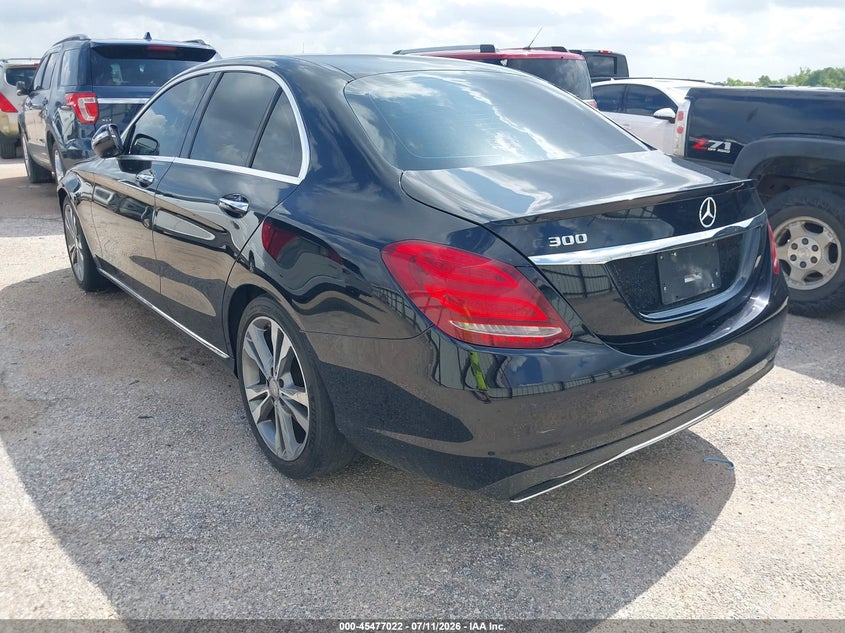 Vin: 55swf4jb1fu092115, lot: 45975197, mercedes-benz c 300 20153