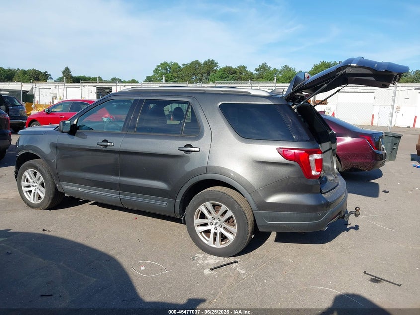 Vin: 1fm5k8d84jgc42311, lot: 45975212, ford explorer xlt 20183