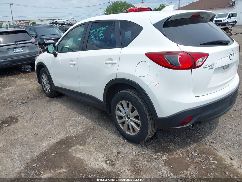 Vin: jm3ke4by8f0504915, lot: 45975235, mazda cx-5 sport 20153