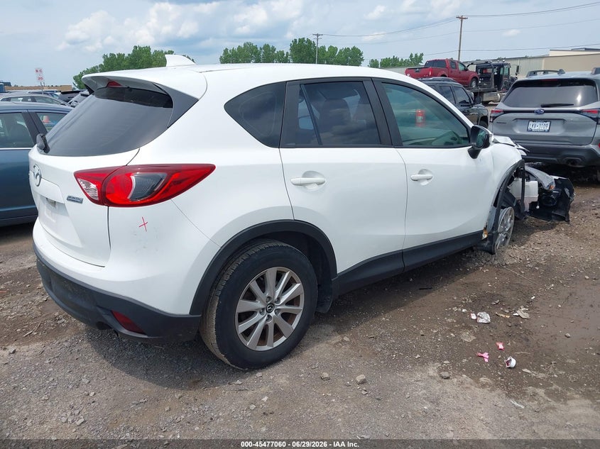 Vin: jm3ke4by8f0504915, lot: 45975235, mazda cx-5 sport 20154