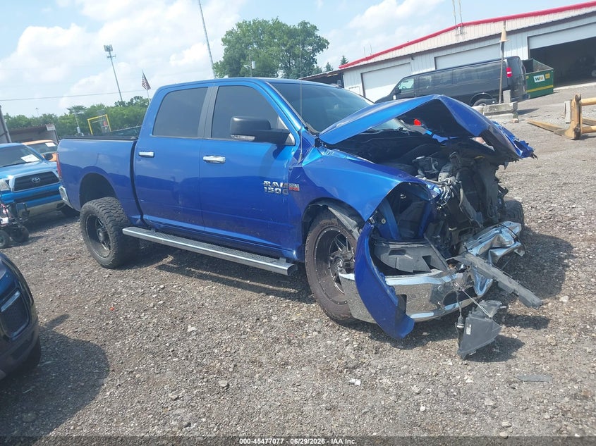 Vin: 3c6rr7lt6jg198504, lot: 45975252, ram 1500 big horn  4x4 5'7 box 2018 img_1