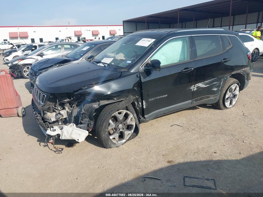 Vin: 3c4njdcb2mt517347, lot: 45975257, jeep compass limited 4x4 20212