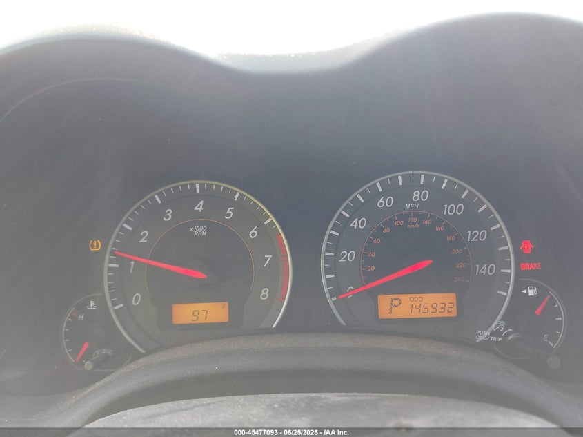 2010 TOYOTA COROLLA SEDAN 1.8L I-4 DOHC, VVT, 132HP