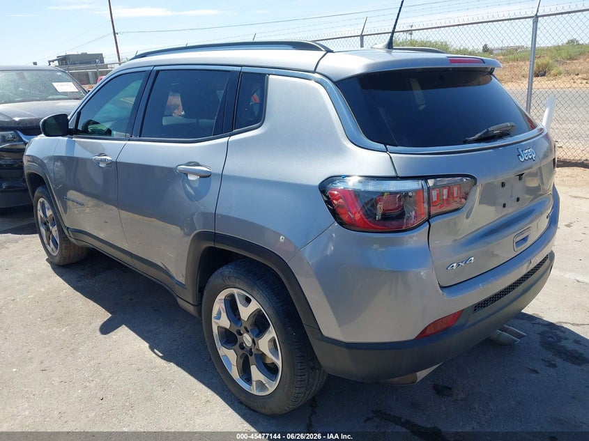Vin: 3c4njdcb4lt127221, lot: 45975319, jeep compass limited 4x4 20203