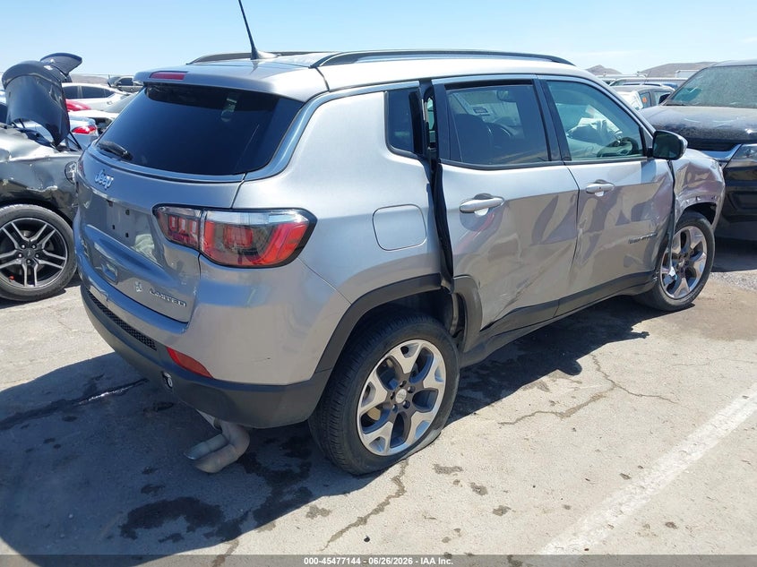Vin: 3c4njdcb4lt127221, lot: 45975319, jeep compass limited 4x4 20204