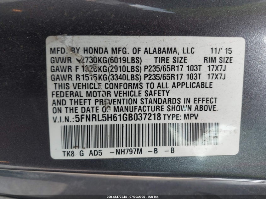 AtlanticExpress - Honda Odyssey