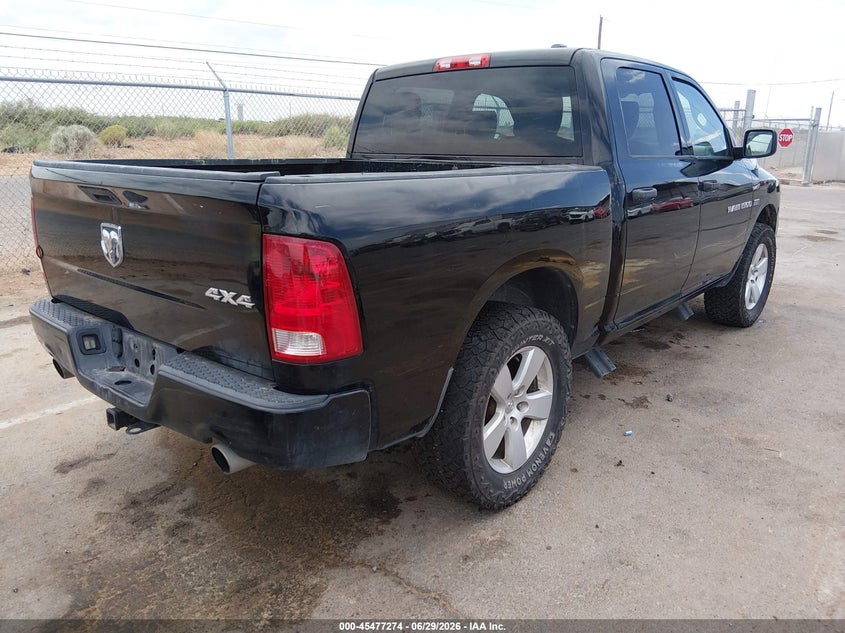 Vin: 1c6rd7kt4cs199694, lot: 45975449, ram 1500 express 20124