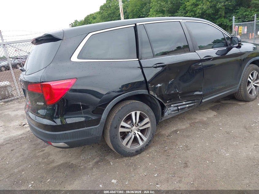 Vin: 5fnyf6h55jb037908, lot: 45975458, honda pilot ex-l 20184