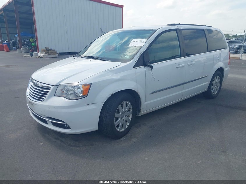 Vin: 2c4rc1bg5fr730838, lot: 45975464, chrysler town & country touring 20152