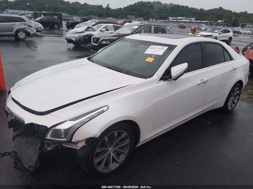 2016 Cadillac Cts Luxury Collection, Front End, IAAI, VIN 1G6AX5SXXG0112678 — photo 2