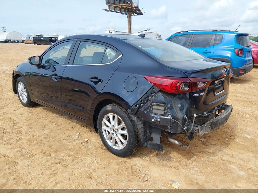 Vin: 3mzbm1w77gm252436, lot: 45975517, mazda mazda3 i touring 20163