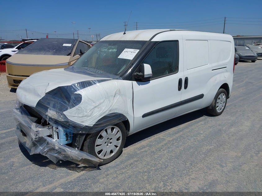 Vin: zfbhrfbb1m6v78706, lot: 45975610, ram promaster city tradesman slt 20212
