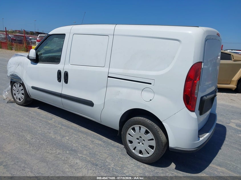 Vin: zfbhrfbb1m6v78706, lot: 45975610, ram promaster city tradesman slt 20213