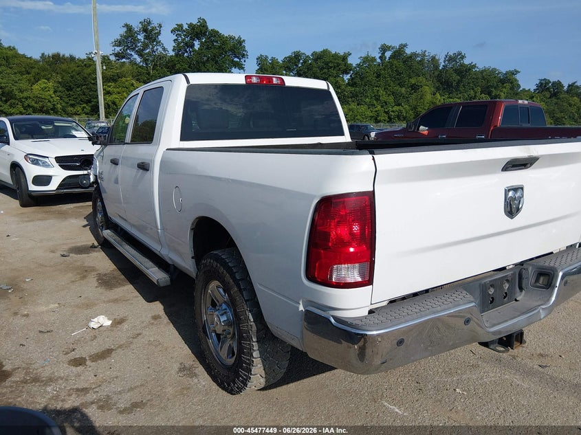 Vin: 3c6ur4cl7jg255205, lot: 45975624, ram 2500 tradesman  4x2 6'4 box 20183