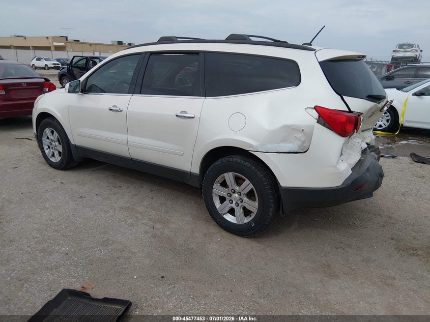 Vin: 1gnkvged8cj255368, lot: 45975628, chevrolet traverse lt w/1lt 20123
