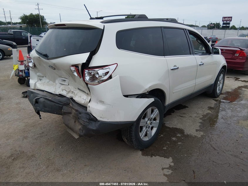 Vin: 1gnkvged8cj255368, lot: 45975628, chevrolet traverse lt w/1lt 20124