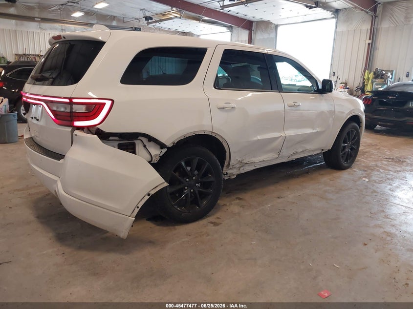 Vin: 1c4rdjag2jc112411, lot: 45975652, dodge durango sxt awd 20184