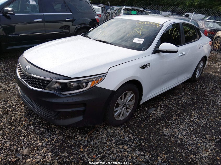 Vin: 5xxgt4l30gg085952, lot: 45975683, kia optima lx 20162