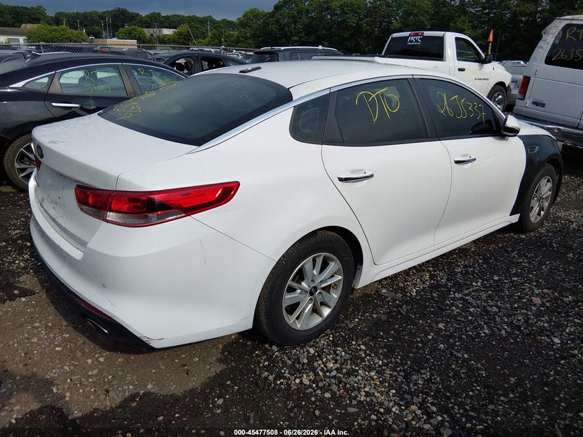 Vin: 5xxgt4l30gg085952, lot: 45975683, kia optima lx 20164