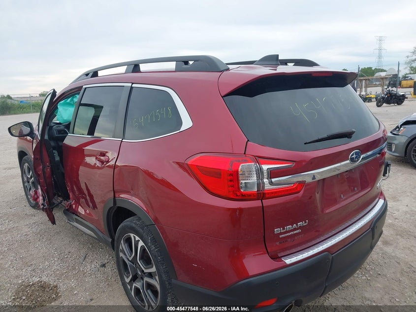 Vin: 4s4wmaudxr3420731, lot: 45975723, subaru ascent limited 7-passenger 20243