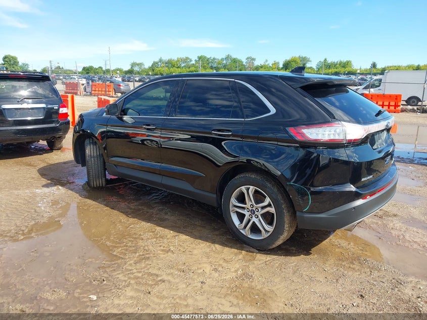 Vin: 2fmpk4k9xgbb44218, lot: 45975748, ford edge titanium 20163
