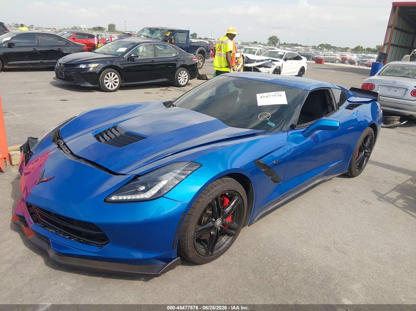 Vin: 1g1yb2d71g5119701, lot: 45975751, chevrolet corvette stingray 20162