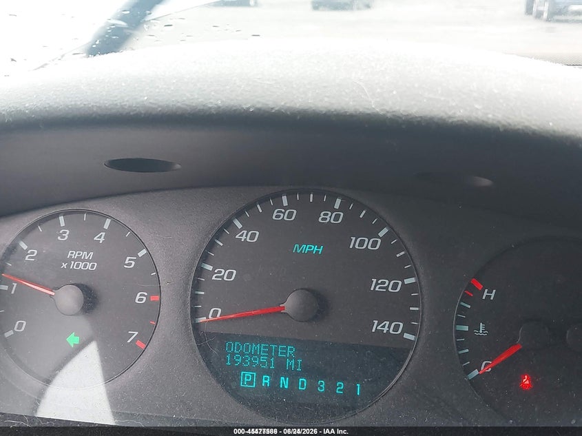 CHEVROLET IMPALA 2006 VIN 2G1WB58KX69307688
