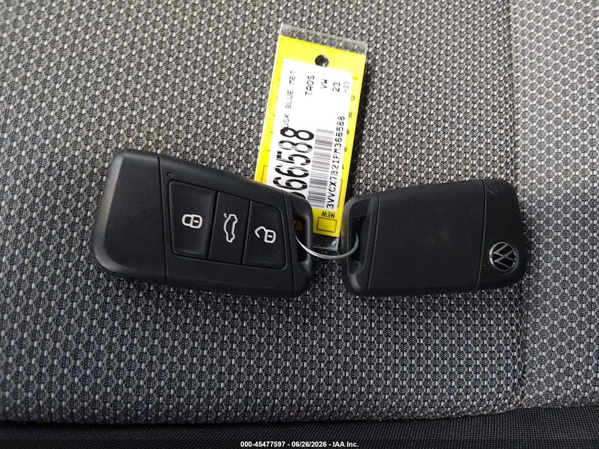 2023 Volkswagen Taos 1.5T S VIN: 3VVCX7B21PM366588 Lot: 45477597