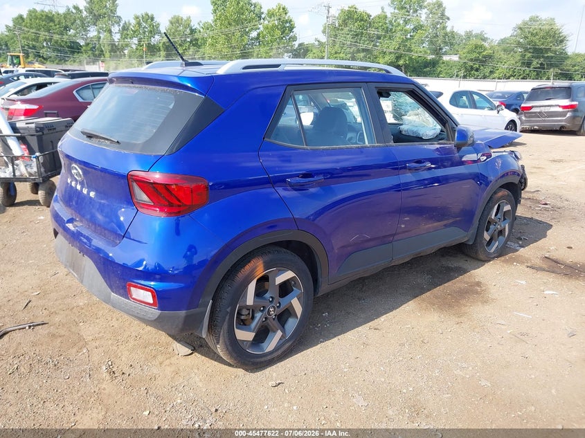 Vin: kmhrc8a38su393307, lot: 45975797, hyundai venue limited 20254