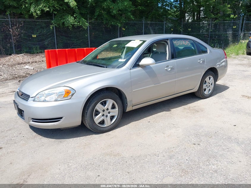 2007 Chevrolet Impala, Обычный износ, IAAI, VIN 2G1WB58N479157296 — фото 2