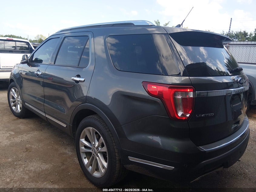 Vin: 1fm5k7f81jgb99571, lot: 45975887, ford explorer limited 20183