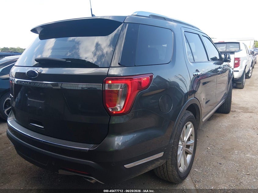 Vin: 1fm5k7f81jgb99571, lot: 45975887, ford explorer limited 20184