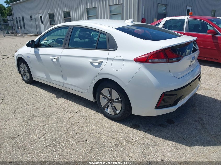 Vin: kmhc65lc8ku106721, lot: 45975914, hyundai ioniq hybrid blue 20193