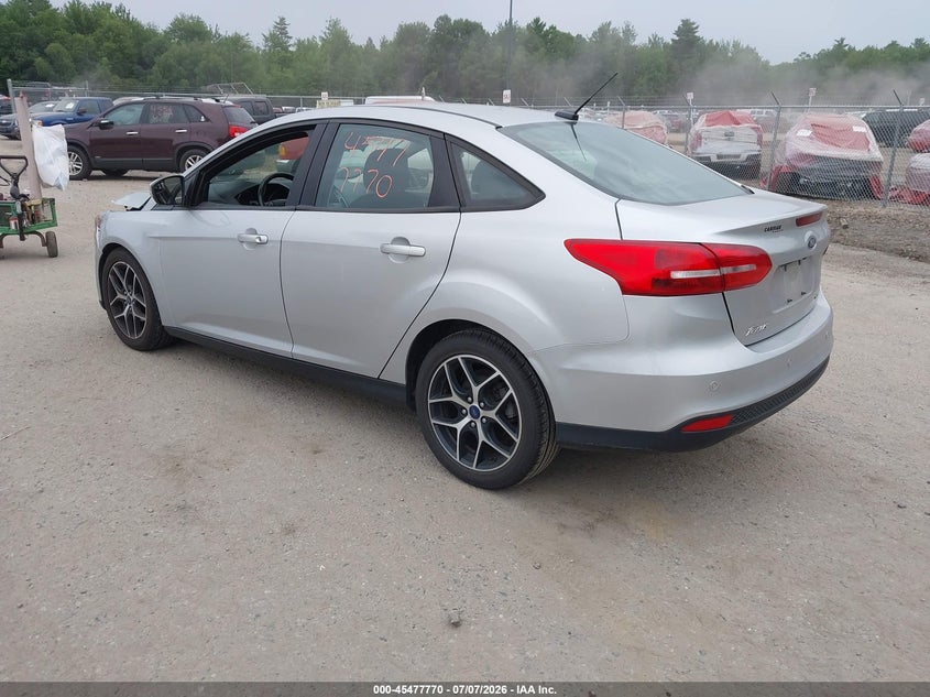 Vin: 1fadp3h28hl207532, lot: 45975945, ford focus sel 20173