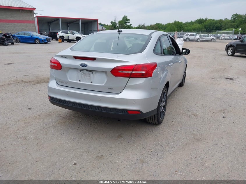 Vin: 1fadp3h28hl207532, lot: 45975945, ford focus sel 20174