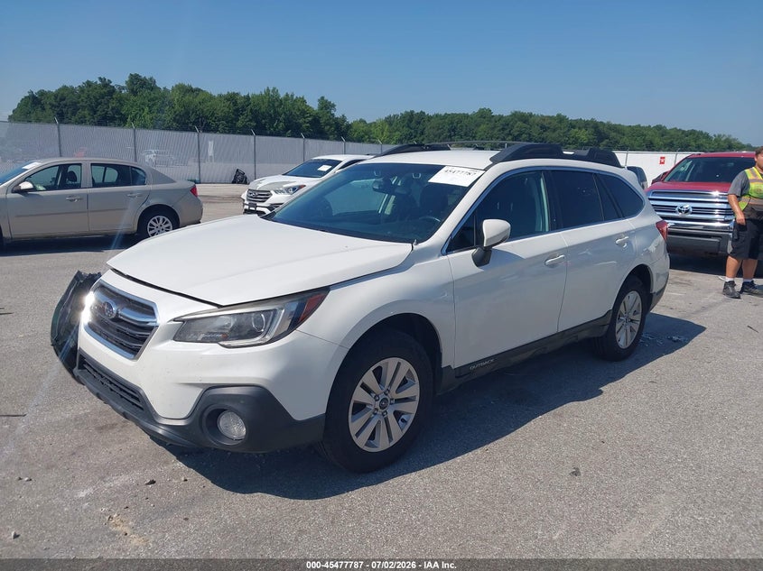 Vin: 4s4bsafc0j3396405, lot: 45975962, subaru outback 2.5i premium 20182