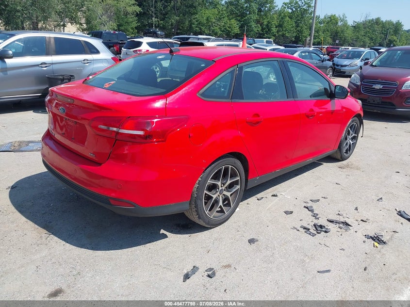 Vin: 1fadp3h21hl249802, lot: 45975973, ford focus sel 20174