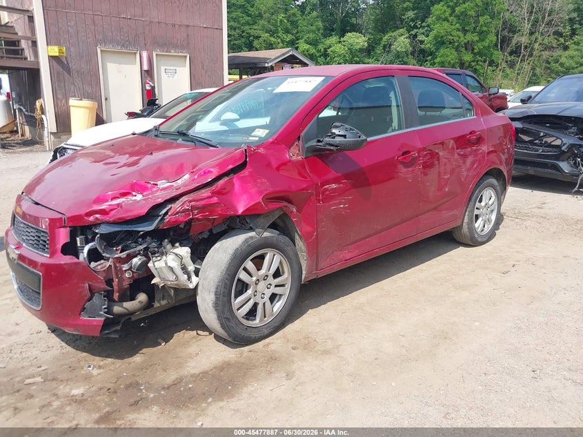 2013 Chevrolet Sonic, Front End, IAAI, VIN 1G1JC5SB5D4136803 — photo 2