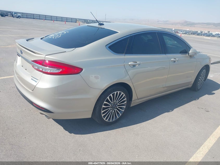 Vin: 3fa6p0ru0hr267510, lot: 45976104, ford fusion hybrid platinum/titanium 20174