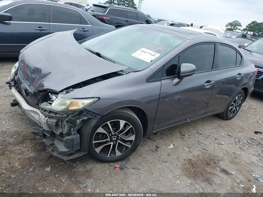 2015 HONDA CIVIC auction photo 2