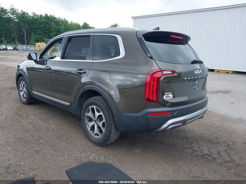 2022 KIA TELLURIDE auction photo 3