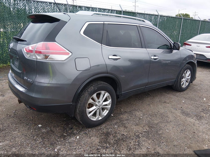 2016 NISSAN ROGUE auction photo 4
