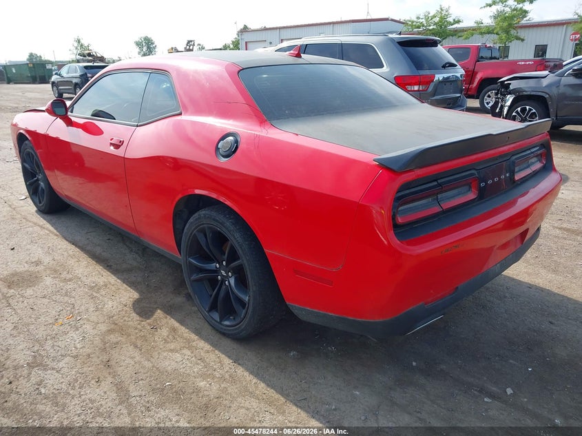 Vin: 2c3cdzag8jh118686, lot: 45976419, dodge challenger sxt 20183