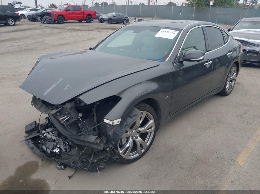 Vin: jn1by1ap5fm540502, lot: 45976422, infiniti q70 3.7 20152