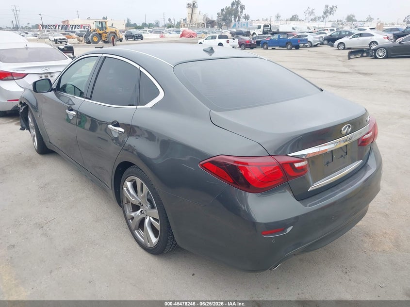 Vin: jn1by1ap5fm540502, lot: 45976422, infiniti q70 3.7 20153