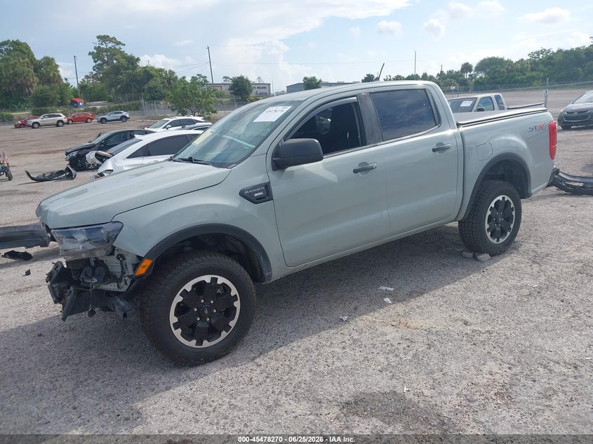 2021 Ford Ranger, Front End, IAAI, VIN 1FTER4EH8MLD28529 — photo 2