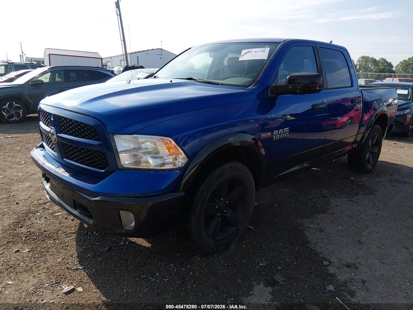 Vin: 1c6rr7lt7gs298533, lot: 45976465, ram 1500 outdoorsman 20162