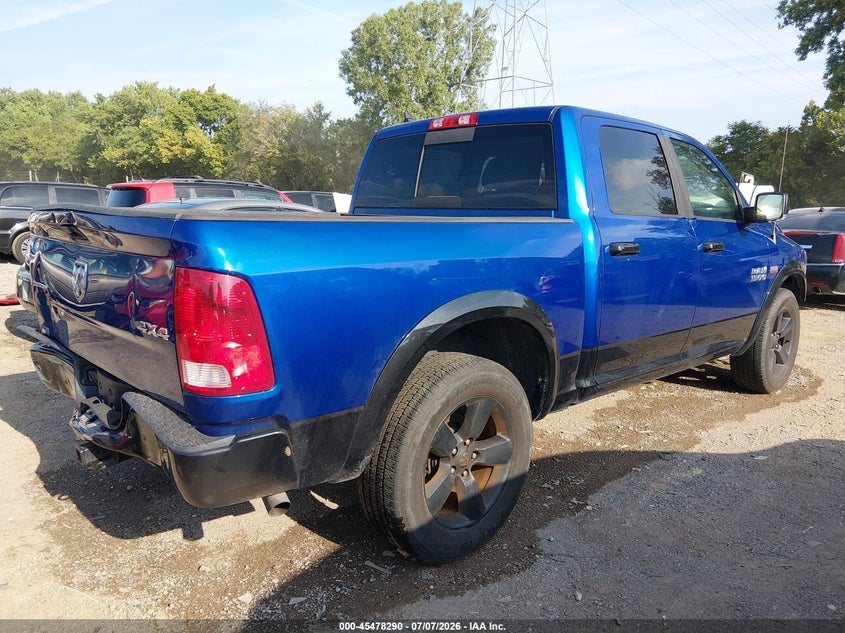 Vin: 1c6rr7lt7gs298533, lot: 45976465, ram 1500 outdoorsman 20164