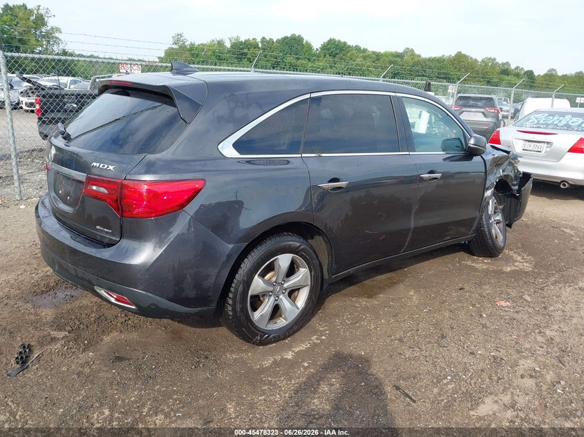 2016 ACURA MDX auction photo 4