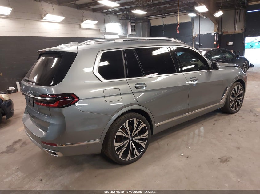 Vin: 5ux23em05s9z78708, lot: 45976547, bmw x7 xdrive40i 20254